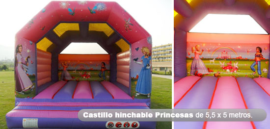 Castillo hinchable princesas