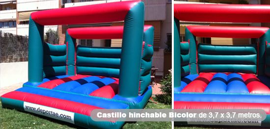 Castillo hinchable Bicolor