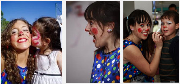 Foto de Payasitos, payasos sonrientes. Payasitos, contratacion de payasos para celebraciones infantiles.